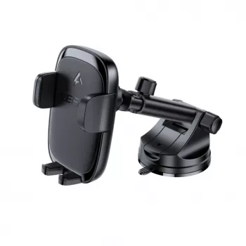 Acefast D49 Suporte para telemóvel para automóvel com carregador rápido de 15W - preto