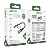Acefast USB-C para 3,5 mm J12 Adaptador de áudio preto