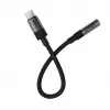 Acefast USB-C para 3,5 mm J12 Adaptador de áudio preto