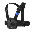 TELESIN Suporte de peito para câmaras de ação Insta360 GoPro SJCAM DJI Xiaomi - Preto