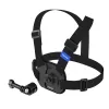 TELESIN Suporte de peito para câmaras de ação Insta360 GoPro SJCAM DJI Xiaomi - Preto