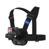 TELESIN Suporte de peito para câmaras de ação Insta360 GoPro SJCAM DJI Xiaomi - Preto