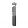 TELESIN Punho com bateria 5000mAh power bank para DJI Osmo Pocket 3 / 4, USB-C, Preto