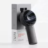 JISULIFE Ventilador de mão 4 Preto - Mini ventilador portátil USB recarregável com 3 velocidades, design dobrável