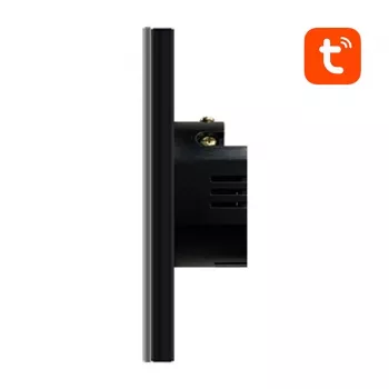 AVATTO TS02-EU-B2 Interruptor inteligente de luz WiFi 2 canais Preto