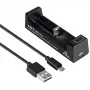 Carregador de pilhas de iões de lítio XTAR ANT MC1+ Micro USB para 18650