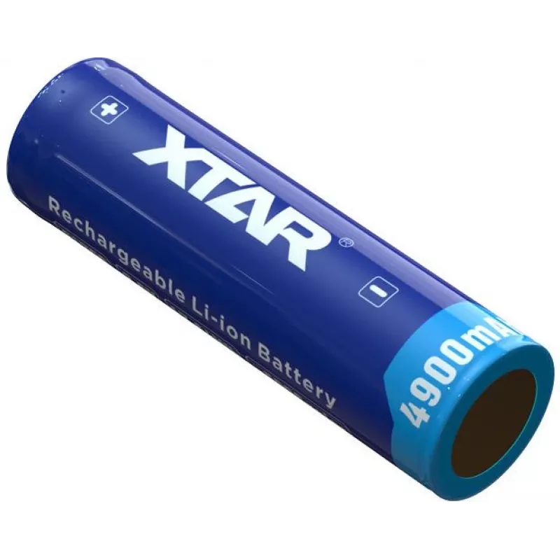 Pilha protegida de iões de lítio XTAR 21700 3,7 V 4900 mAh (1 unid.)