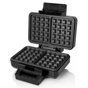 Máquina de waffles belgas WILFA 1000W aço inoxidável
