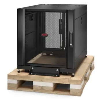 Caixa de rack de servidor APC NetShelter SX 12U 600mm x 900mm com painéis laterais preto Shock-Verpackung