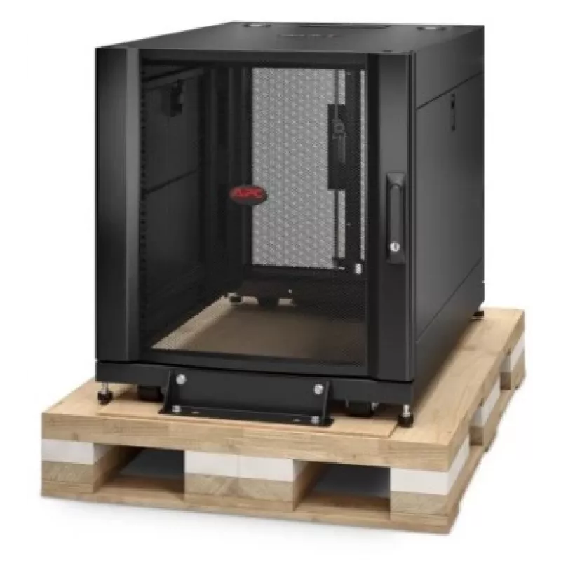 Caixa de rack de servidor APC NetShelter SX 12U 600mm x 900mm com painéis laterais preto Shock-Verpackung