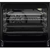 Fogão elétrico independente AEG CCB56491BW com placa vitrocerâmica, forno de convecção 73L e forno convencional 39L, branco