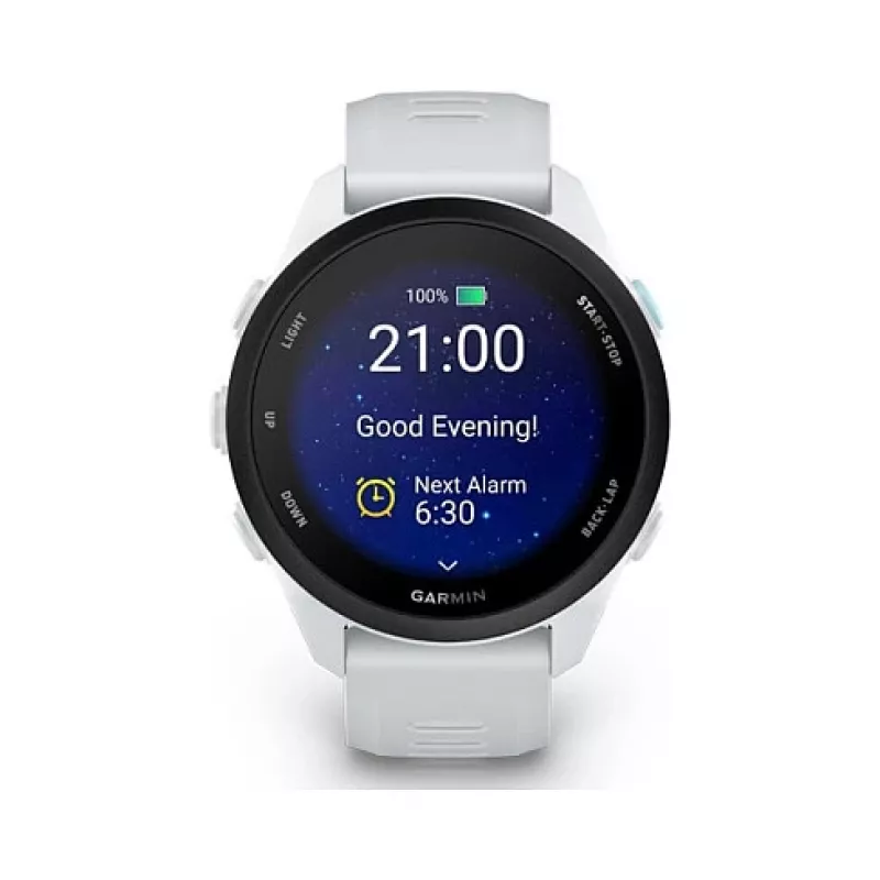 Garmin Forerunner 170 Whitestone com bracelete Whitestone/Cloud Blue
