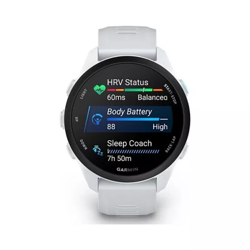 Garmin Forerunner 170 Whitestone com bracelete Whitestone/Cloud Blue