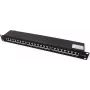 VALUE patch panel 19 polegadas Cat6A/Class EA 24 portas blindado preto