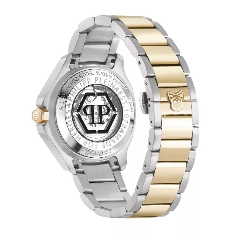 Relógio automático Philipp Plein The $keleton homem PWRAA0323 42mm silicone preto