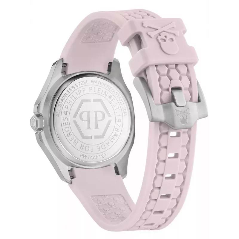 Relógio Philipp Plein mulher PWTAA0123 38mm de quartzo com bracelete de silicone preto