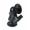RAM MOUNTS braço curto de dupla articulação tamanho C com 2 bases redondas de 2,5 polegadas