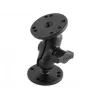 RAM MOUNTS braço de montagem curto tamanho B + 2 bases redondas de 2,5 com esfera tamanho B de 1.0