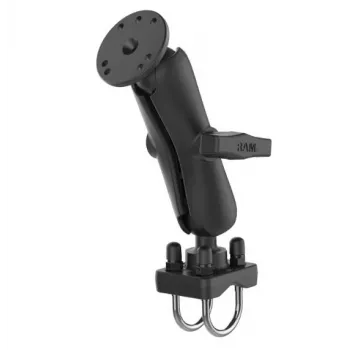 RAM MOUNTS braço de dupla articulação tamanho C médio, preto, 5,69 polegadas de comprimento total