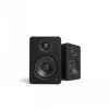 Kanto Audio YU2MB-CG altifalantes ativos de 3 vias com DAC USB e AUX de 3,5 mm - preto mate (inclui cabo de alimentação Type-C e G)