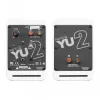 KANTO AUDIO YU2MW-CG altifalantes ativos de estante com DAC USB e AUX de 3,5 mm - branco mate (inclui cabo de alimentação Type-C e G)
