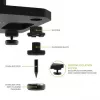 Kanto Audio 22 suportes de altifalantes altos enchíveis com pés isolantes - preto (par)