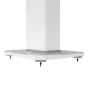 KANTO AUDIO 26 suportes de altifalantes altos enchíveis com pés isolantes - branco (par)