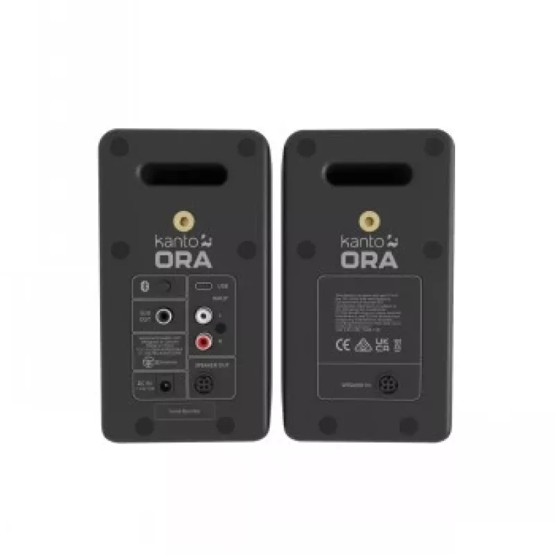 Altifalantes de secretária KANTO AUDIO Powered Reference 100W com Bluetooth - preto, par (incl. cabo de alimentação USB-C)
