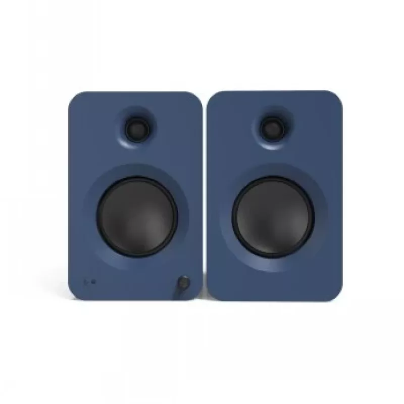 Altifalantes de estante ativos KANTO AUDIO 200W com HDMI ARC, USB-C e Bluetooth 5.3 - azul mate, par (incl. cabo de alimentação Type-C)
