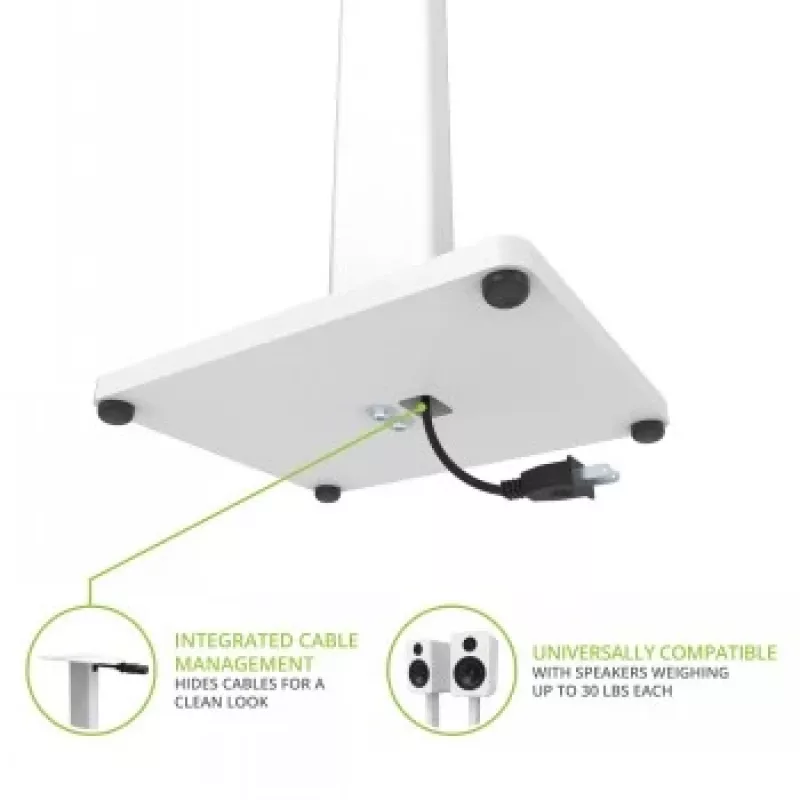 Suportes universais Kanto Audio para altifalantes de estante 34
