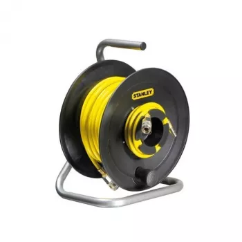STANLEY Enrolador de mangueira de ar comprimido 20m 8x12mm com recolha automática e montagem na parede