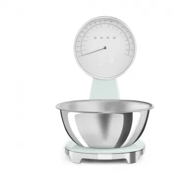 SMEG Balança de cozinha analógica e digital verde pastel KSF01PGWW