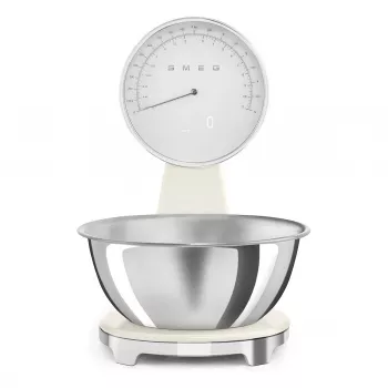 SMEG Balança de cozinha analógica e digital creme KSF01CRWW