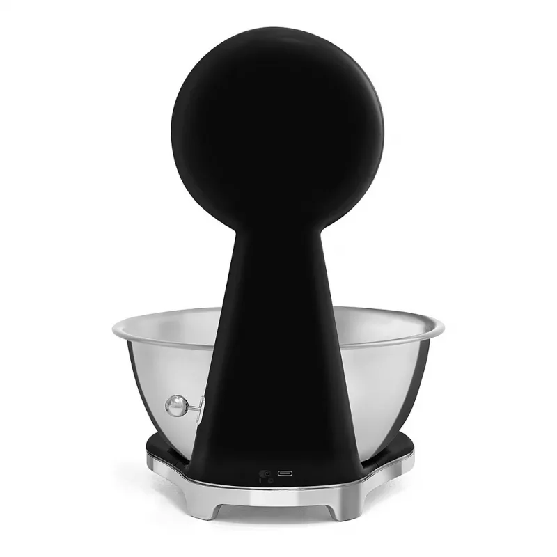 SMEG Balança de cozinha analógica e digital preta KSF01BLWW