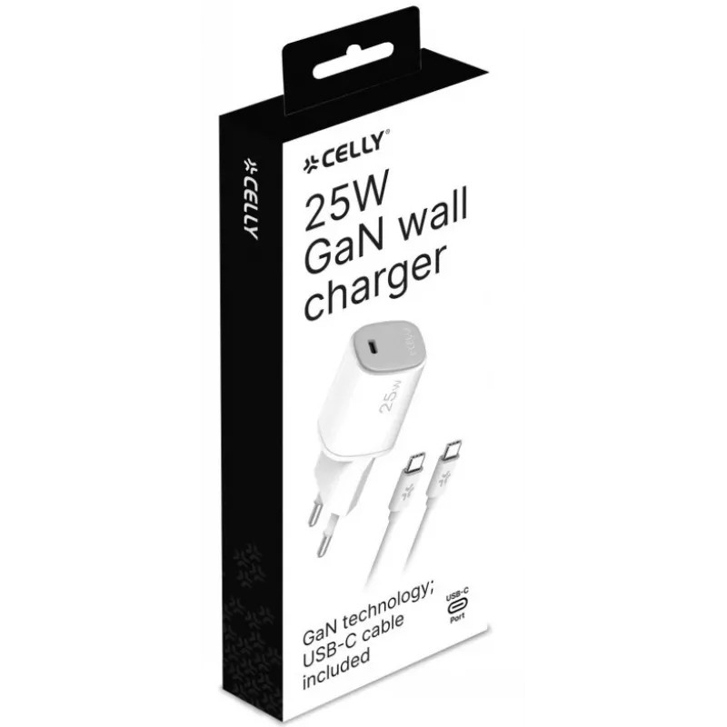 CELLY UP TC 1 USB-C 25W + cabo C to C