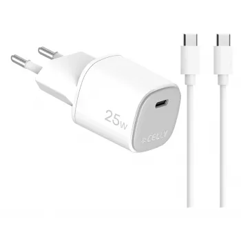 CELLY UP TC 1 USB-C 25W + cabo C to C