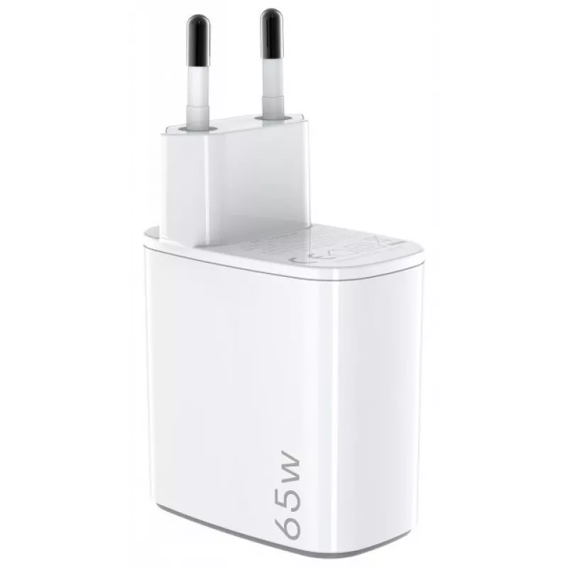 Carregador de parede GaN CELLY UP TC 1 USB 2 USB-C 65W WH branco