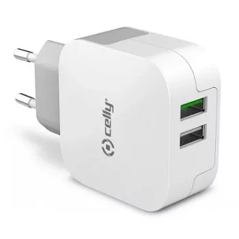 Carregador de viagem CELLY Turbo 2USB 3.4A