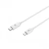 Cabo CELLY Lightning para USB-C 60W - 1,2m branco certificado MFi
