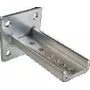 BFT SFR L-B suporte de montagem ajustável longo (fixação por parafusos) para poste de portão, 1 motor