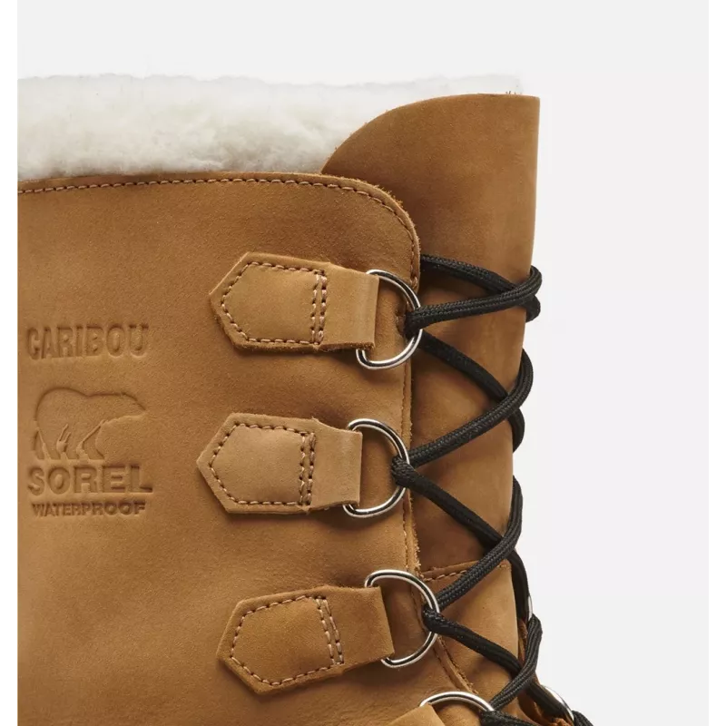 SOREL Caribou Botas de neve de homem Preto, Castanho