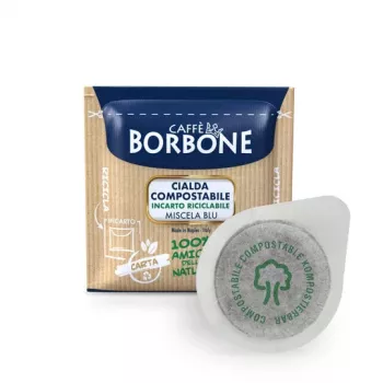 Caffè Borbone Miscela Blu Pastilhas de café ESE 44mm pack de 100 (7,2 g cada)