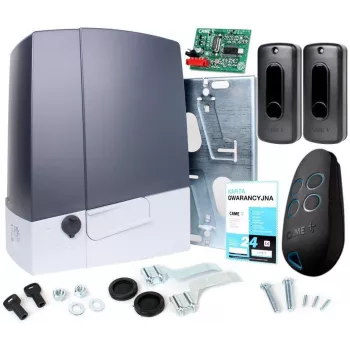 CAME BXV 10 SAFE TOP Conjunto completo de automatismo para portão de correr para portões até 1000 kg