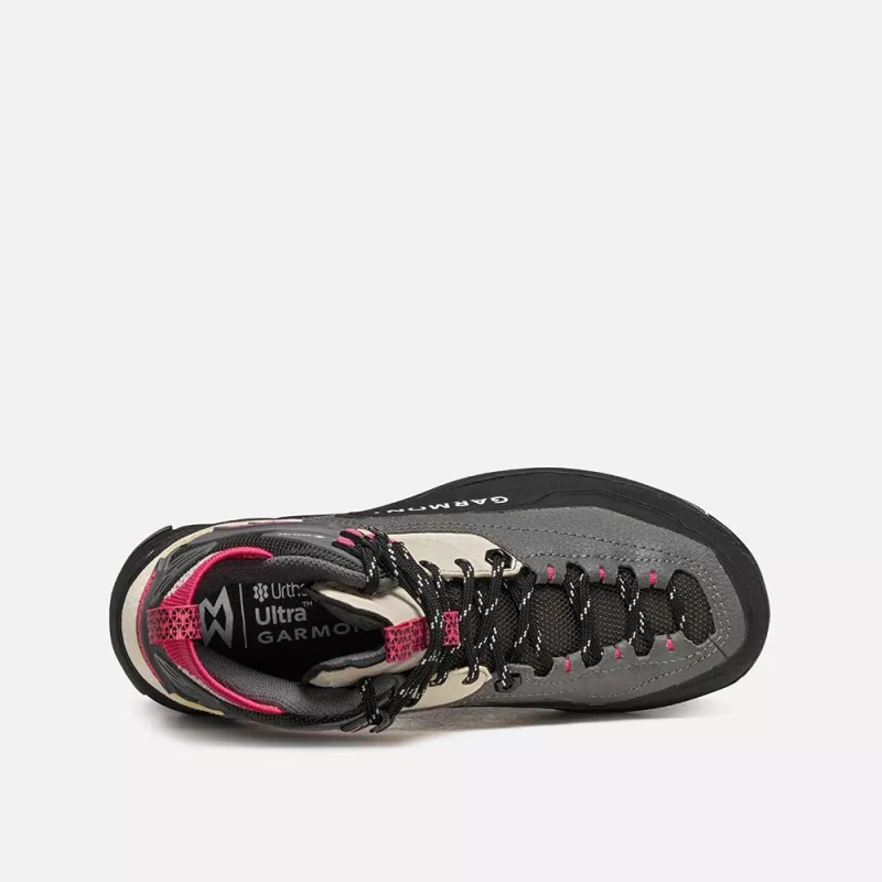 Botas de caminhada para mulher Garmont Akron Mid GTX - cinzento/rosa framboesa (EU 38)