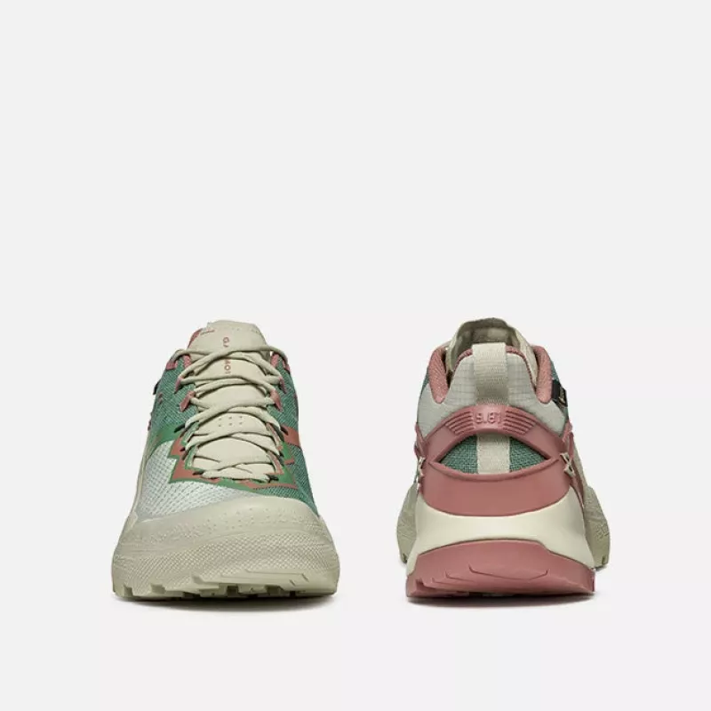 Sapatos de aproximação para mulher Garmont 9.81 Onyx GTX - Agate Grey/Hedge Green (EU 40)