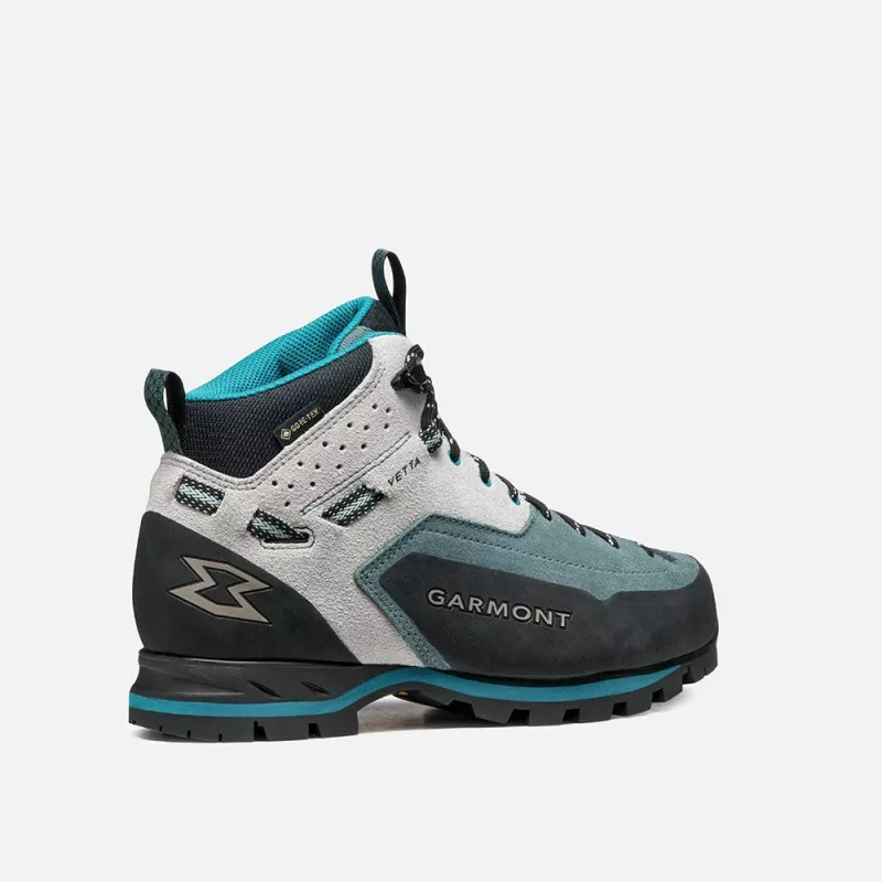 Sapatos de aproximação Garmont Vetta Evo GTX para mulher - Vapor Blue/Goblin Blue, EU 38