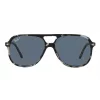 Óculos de sol Ray-Ban Hawkeye RB2198 1333485 armação castanho transparente lentes castanho degradê 56mm