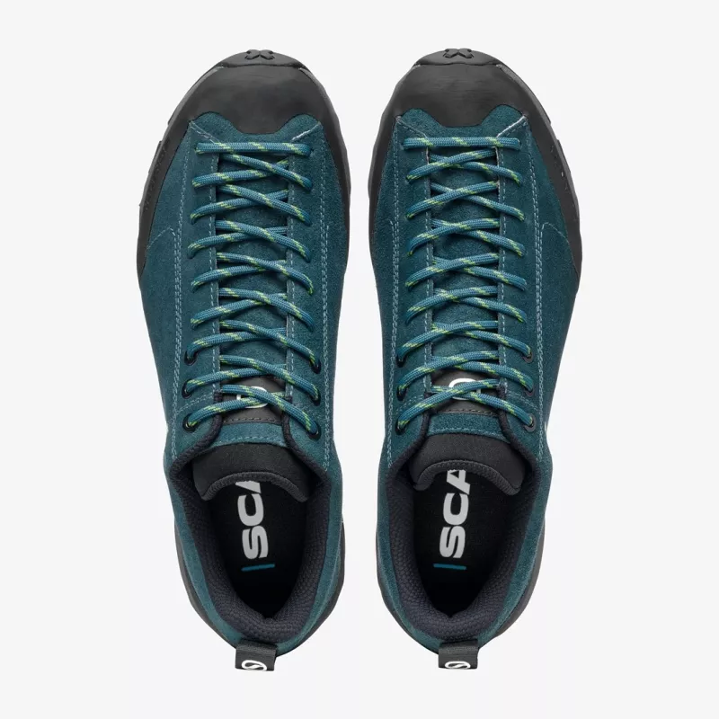 Sapatos de caminhada Scarpa Mojito Trail para homem - Petrol/verde-claro, tamanho 46,5