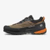 Sapatos de aproximação Scarpa Rapid XT GTX - Caribou/Rust Orange tamanho 43.5