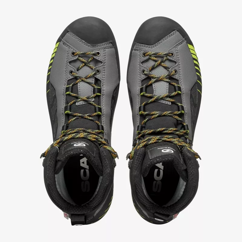 Botas de montanha Scarpa Ribelle Lite HD - Iron Gray/Lime - Tamanho 47 EU